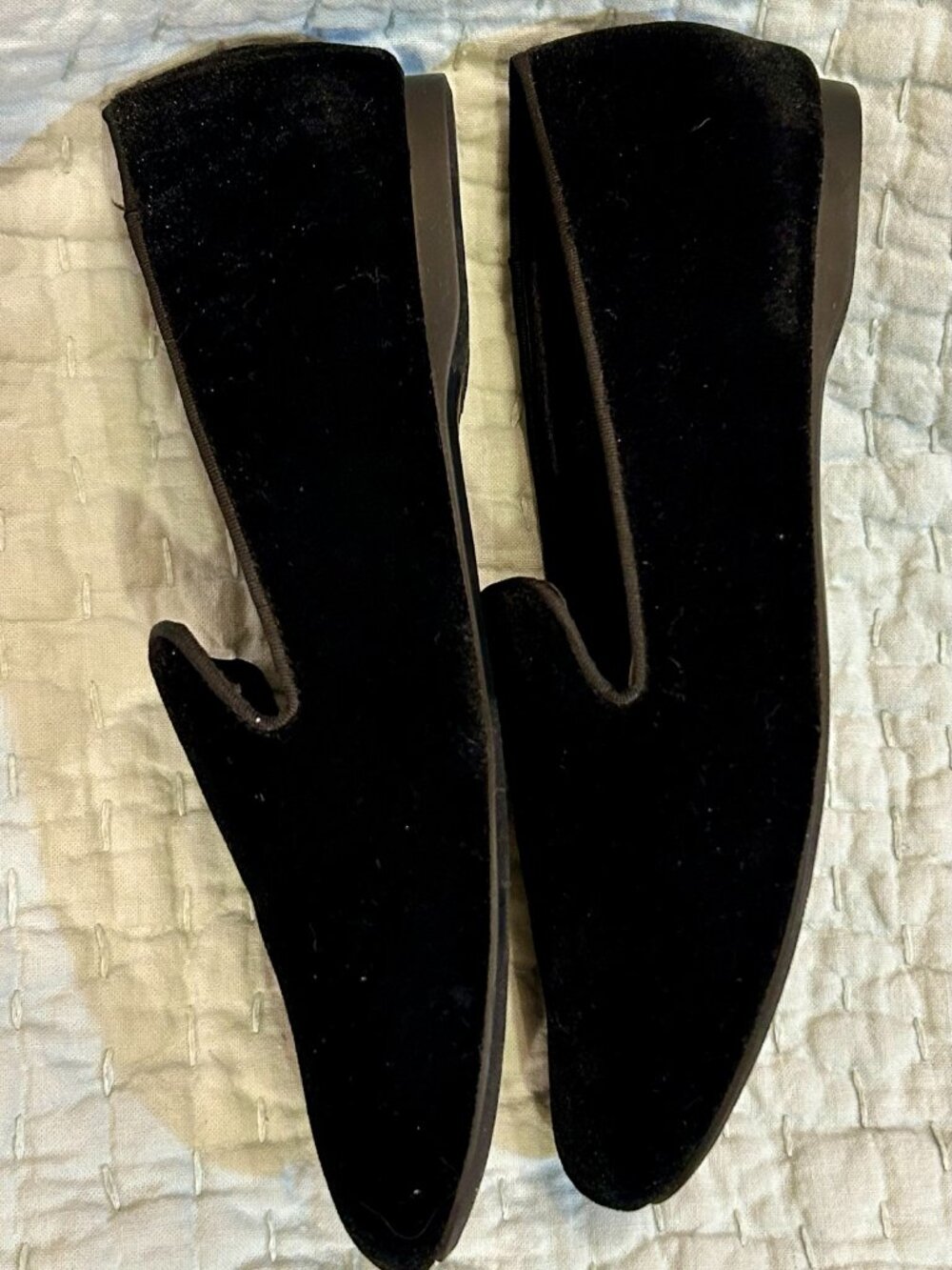 Birdies - The Starling - Black Velvet Flat - Size 7.5 with Box - Picture 12 of 15
